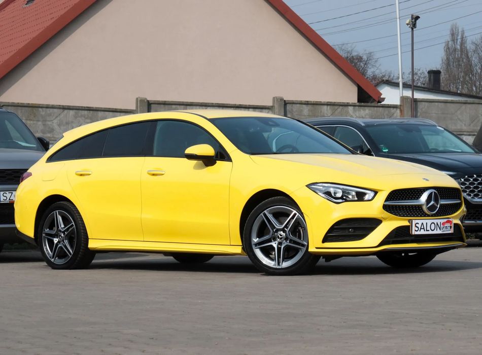 Mercedes-Benz CLA 250e AMG Night Skóra Webasto Keyles Kamera Led Carplay LKA Ambiente 18