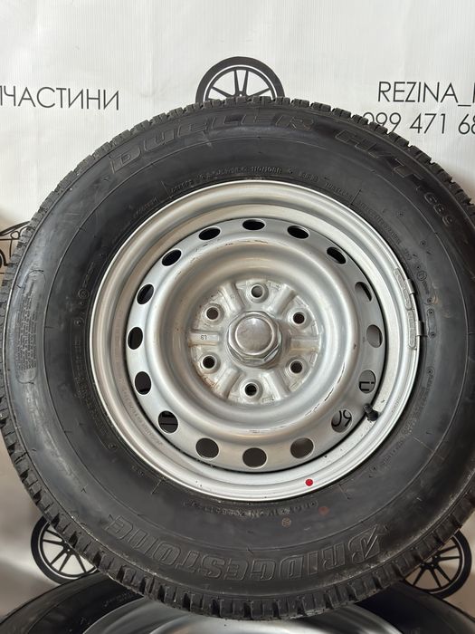 Колеса в зборі 205/80 R16C Bridgestone,диски 6х139.7 R16 L200 оригінал