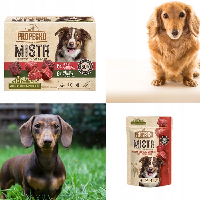 Propesko Mistr Mokra Karma Dla Psów 12X85G Wołowina I Dziczyzna
