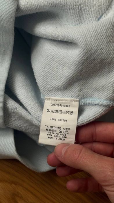 Bape shark zip-hoodie blue legit