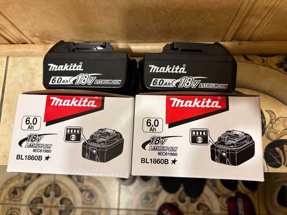 Bateria akumulator Makita 6ah 18V nowa zestaw dwie sztuki