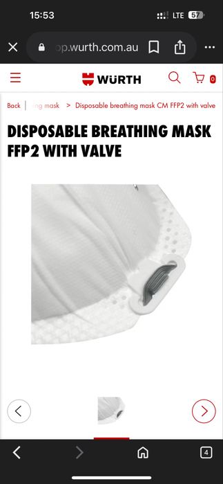 Акця! Маска Wurth распиратор лепесток пелюстка  розпіратор 3M