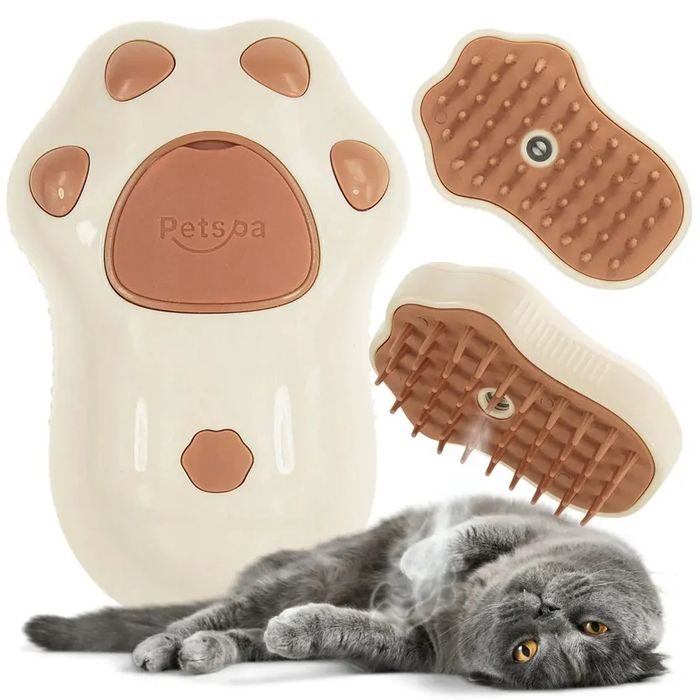 szczotka parowa dla kota psa elektryczna do pielęgnacji sierści