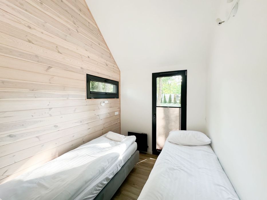 Leśne Spa pod Warszawą, domki, sauna, jacuzzi, grill, 20min od Wwy