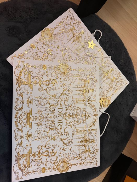 Duże torby Papierowe Dior