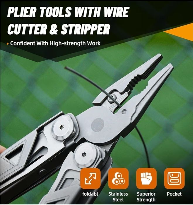 Multitool RAXCO 15 w 1 Szczypce wielofunkcyjne  Outdoor Prezent