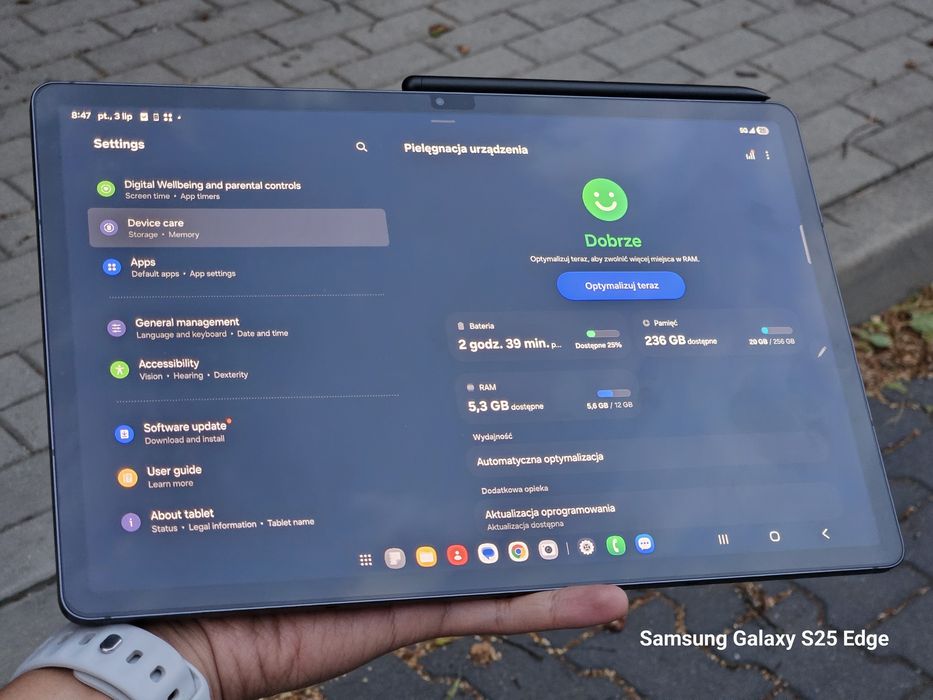 Samsung Galaxy Tab S9+ 5G, 12+256GB, S Pen, Galaxy AI, 12.4"Snapdragon 8 Gen 2