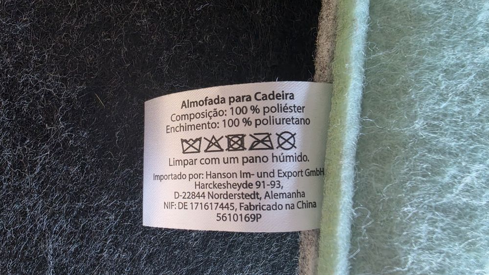 12 almofadas para cadeiras