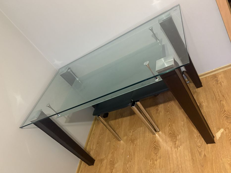 Szkalny stół 6-cio osobowy