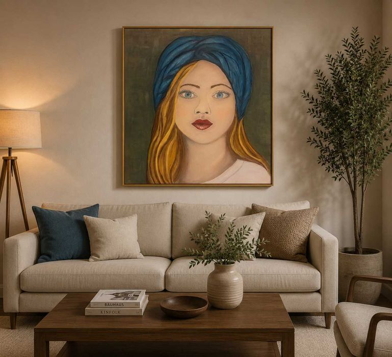Pintura a óleo original tela 60*60cm