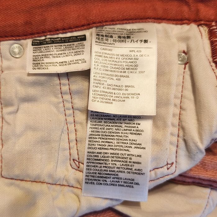 levi's 501 31×32 90's UK製 Джинси Levis 501, 31/32, бордові: 750 грн. - Прямые джинсы Харьков