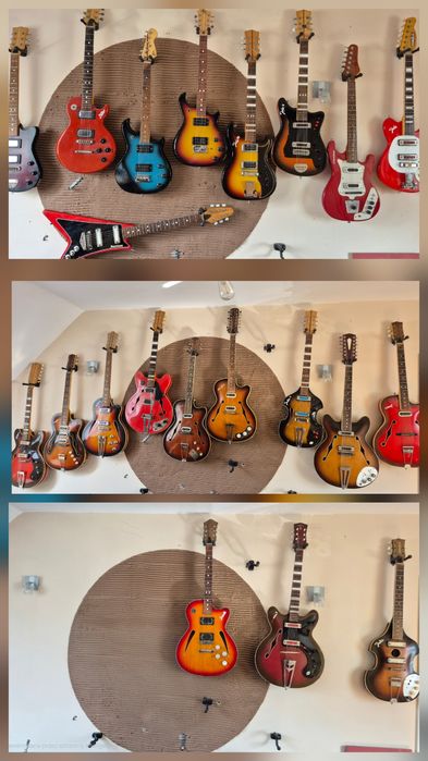 kolekcja 21 gitar Defil