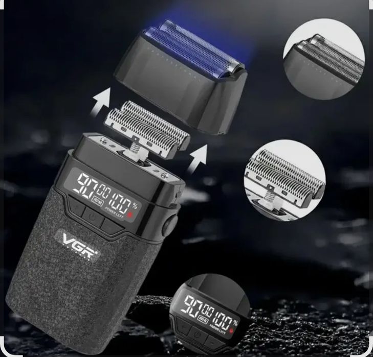 Електробритва vgr640s шейвер гоління голови бороди