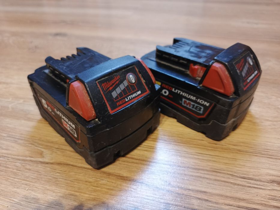 Bateria Milwaukee 2szt  5.0Ah  M18