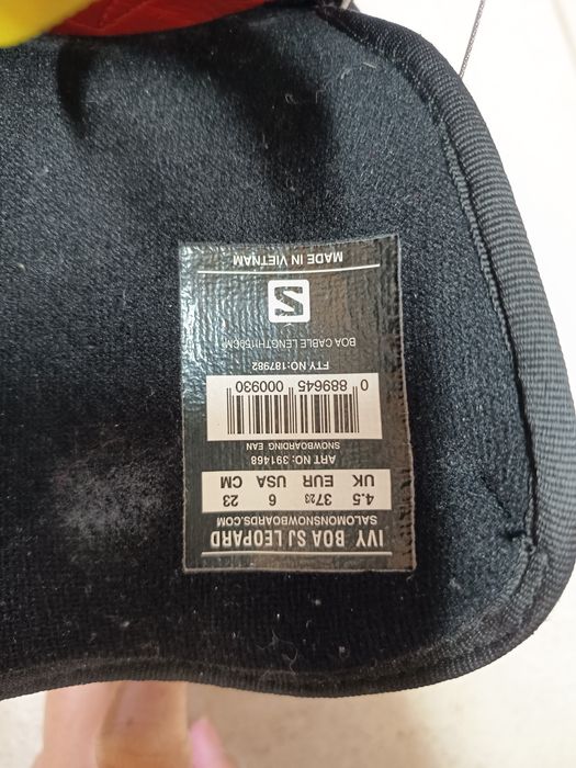 Bota Snowboard Salomon 37