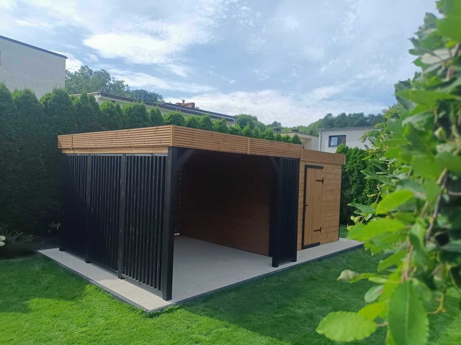 PREMIUM Nowoczesny domek narzędziowy "Bocian"/Altanka/Altana 3x6m