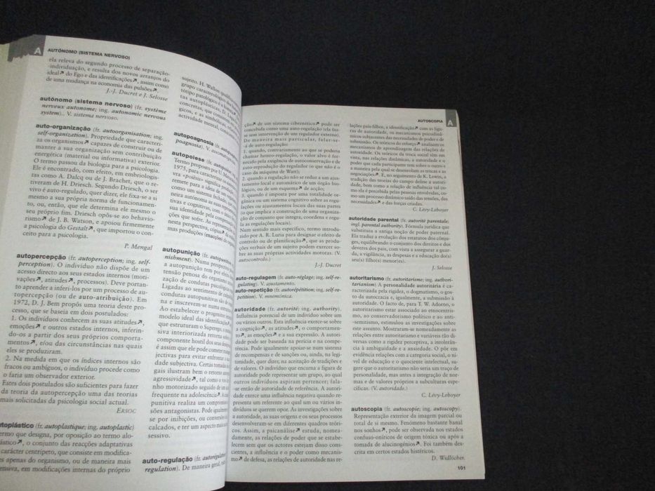 Livro Dicionário de Psicologia Doron e Parot