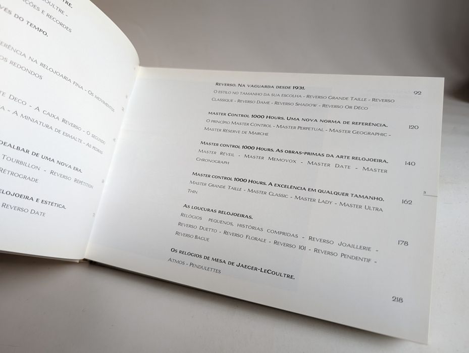 O Livro da Manufactura - Jaeger-LeCoultre
