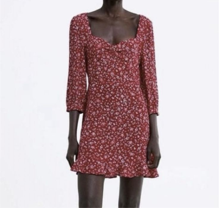 Сукня Zara S в квітковий принт