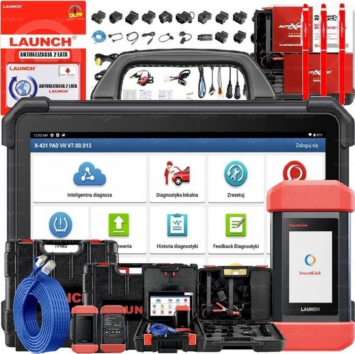 LAUNCH X431PAD VII ELITE Profesjonalny Interfejs Diagnostyczny OBD2 j. PL
