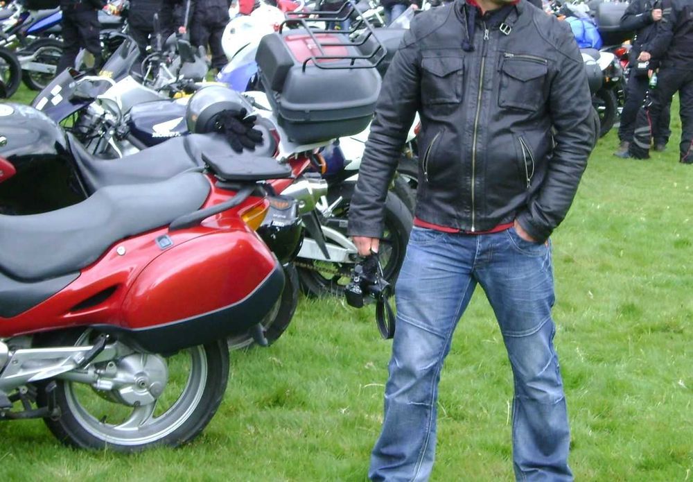 Kurtka skórzana męska