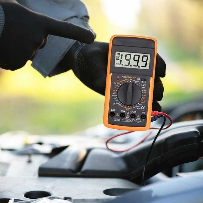Profesjonalny cyfrowy miernik prądu multimetr tester napięcia LCD
