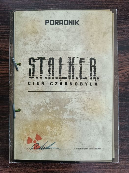 Oryginalny PORADNIK STALKER Cień Czarnobyla | Wydanie Platynowa Kolekcja PL