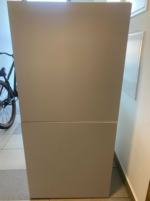 Szafa IKEA BESTA – biała, 2 korpusy + fronty + akcesoria