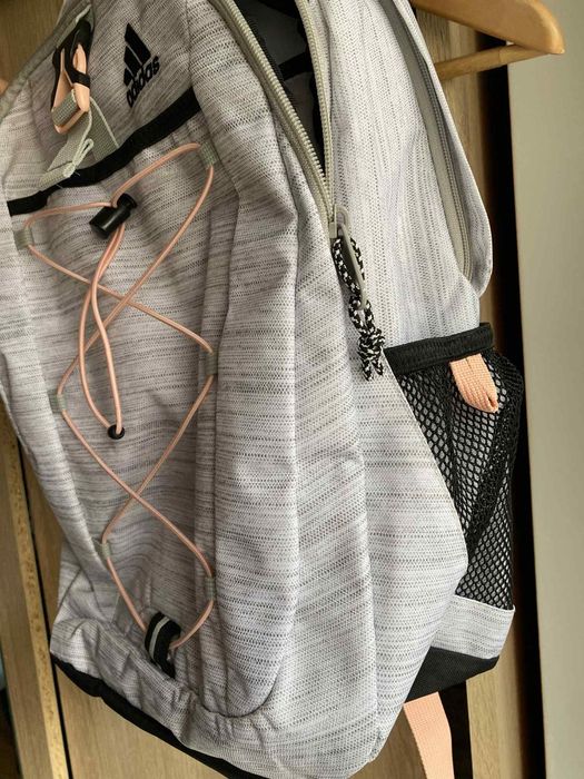 Plecak Adidas Ultimate ID Backpack – szaro-łososiowy