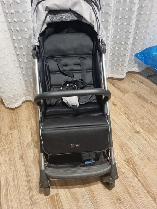 WÓZEK SPACEROWY ESPIRO ART 107 Gray center lekki kompaktowy