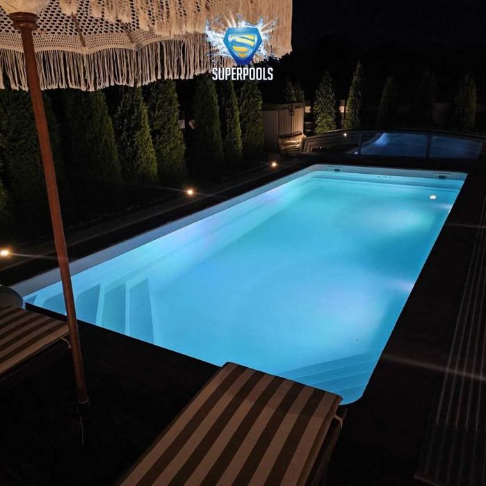 Basen gotowy poliestrowy Royal 6,30 x 3,20 ogrodowy ! niecka Producent