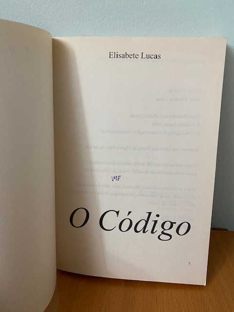 O Código - Elisabete Lucas