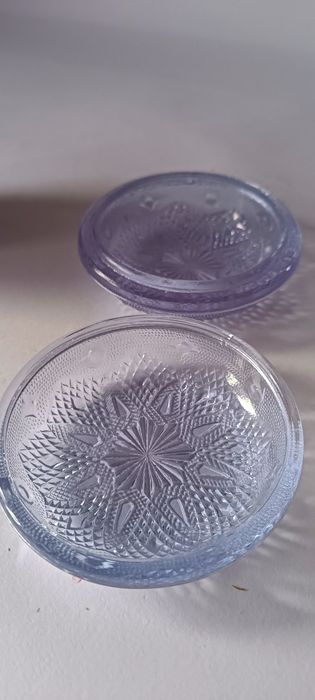 Komplet  2 puzderka. Szkło Bohemia . Idealne