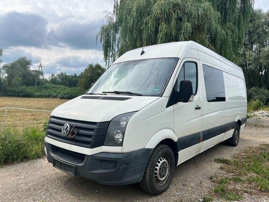 Volkswagen Crafter  VW Crafter 2011 | 2.5 TDI 136 KM | 9-osobowy Blaszak | Hak