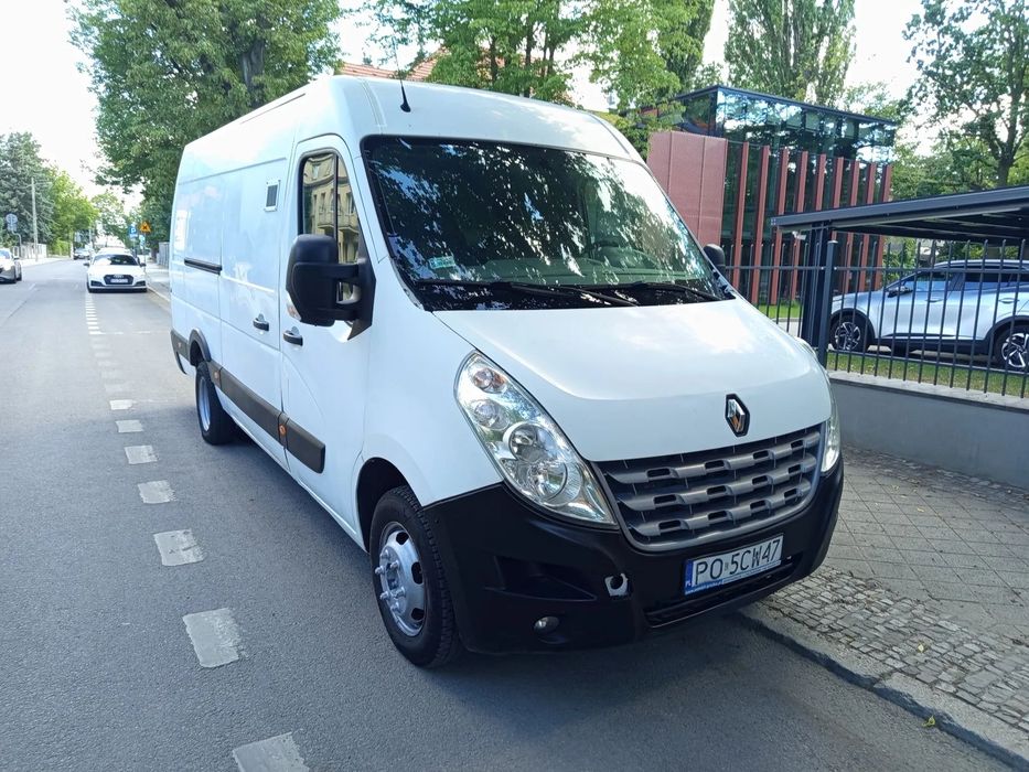 Renault MASTER III 2,3 DCI ( 150KM) 2014r NAPĘD TYŁ  Klimatyzacja, HAK 3,5 TONY, FA-VAT 23% , Blizniak, 2 X OPONY LATO-ZIMA