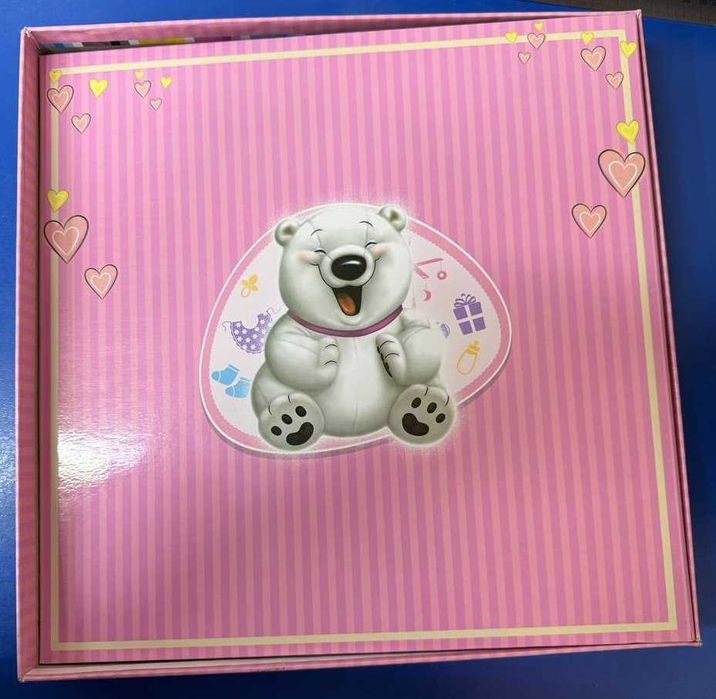 Дитячий фото альбом для дівчинки з анкетою від народження