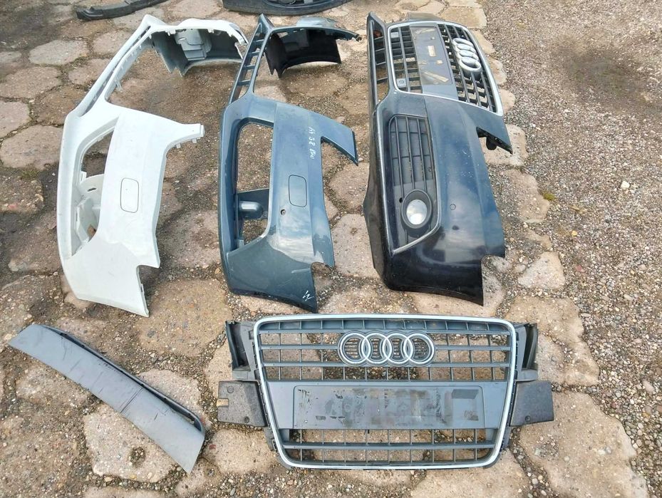 Audi A4 B8 lift/przed zderzak przód kompletny błotnik wzmocnienie pas