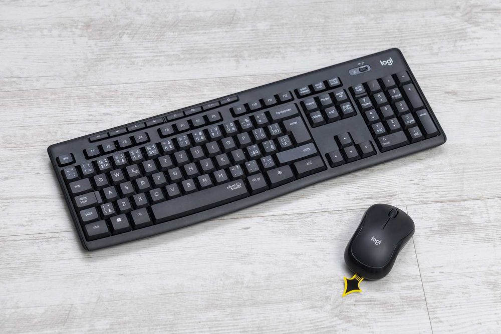 Klawiatura i myszka bezprzewodowa Logitech MK295 - nowe