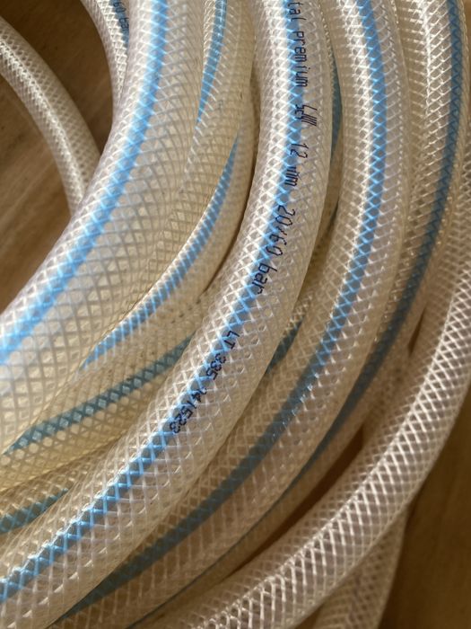 Mangueira de ar comprimido Heliflex Cristal Premium.