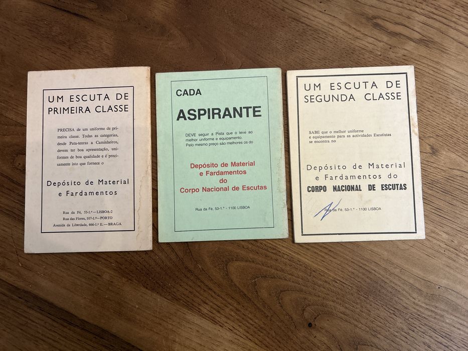Livro da segunda e terceira classe escutas escuteiros 1978