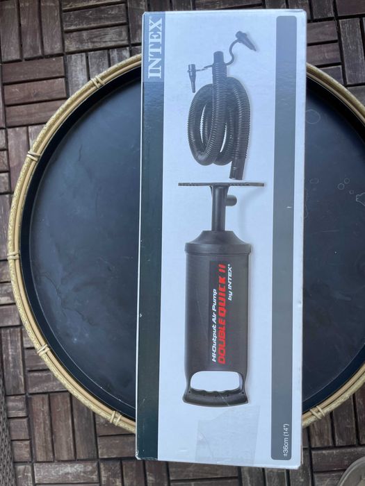 BOMBA DE AR MANUAL INTEX - DOUBLE QUICK II - NOVA EMBALADA