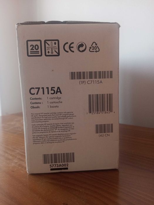 Cartucho HP LaserJet 15A (C7115A)