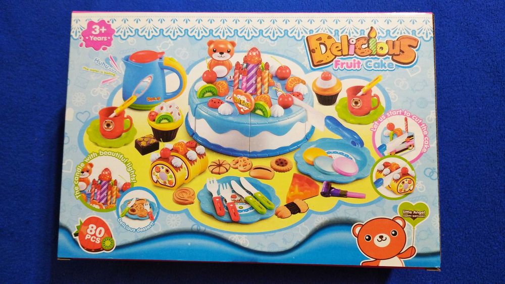 Tort + słodycze 80 elementów