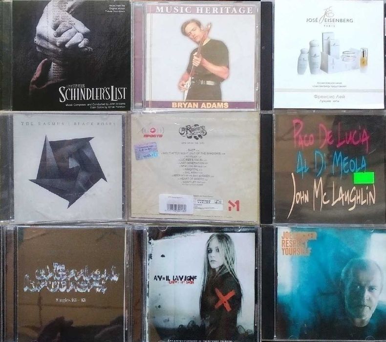 музыкальных дисков CD Лицензия rock pop jazz indie разные стили