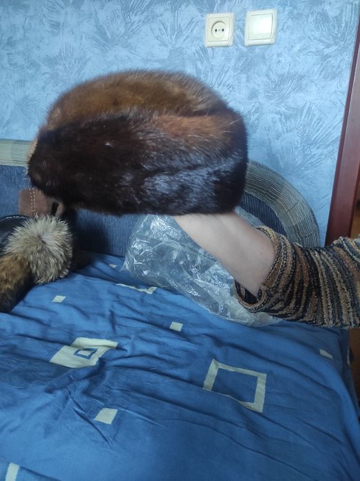 Шапка женская нутрия