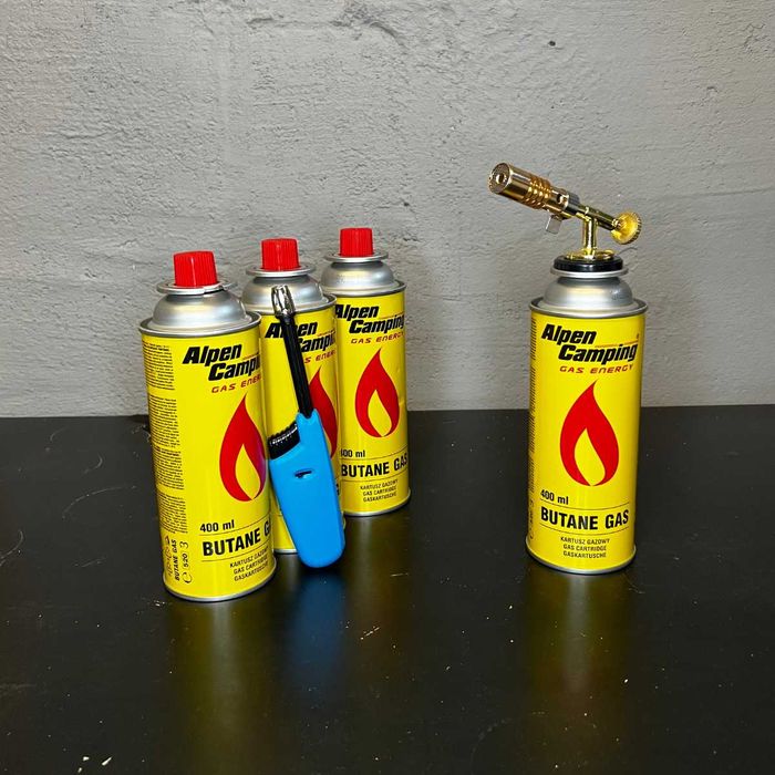 Palnik Spawalniczy RICAS Gazowy na Kartusze + 4 Kartusze + 2 GRATISY