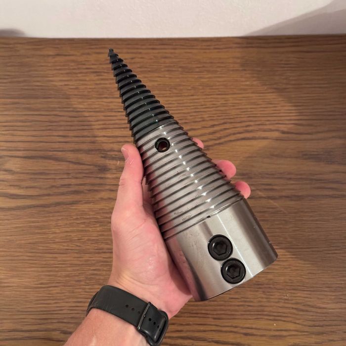 NOWY Świder Stożek do Łuparki Rębak NOWY 80mm HARTOWANA KOŃCÓWKA