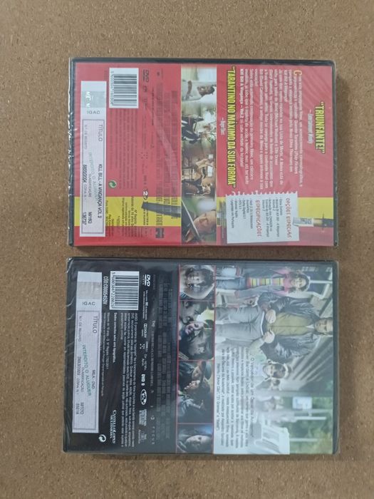 DVDs novos ainda na caixa