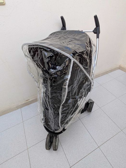 Quinny Zapp Xtra c/ adaptadores + Ovo Bebeconfort Peeble + Capas Chuva