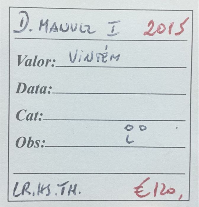 Moeda (2015) D. Manuel I - Vintem